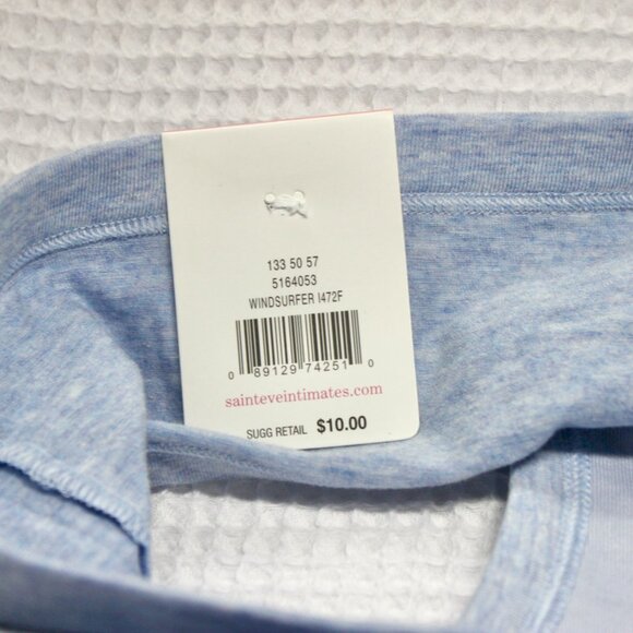NWT Saint Eve Heather Light Blue Soft Cotton Hipster Panties Underwear Small - Picture 8 of 8